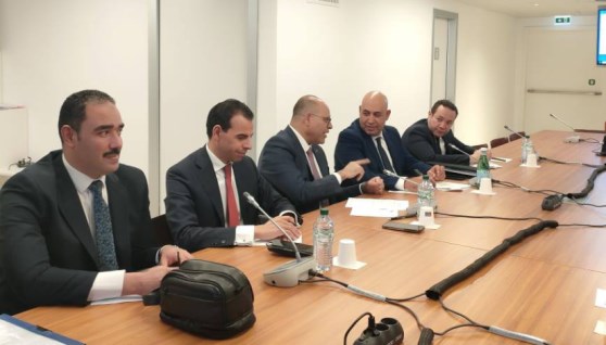 جانب من لقاءات وزير العمل في إيطاليا 