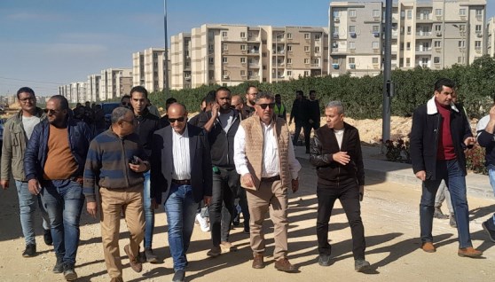 جولة رئيس جهاز حدائق أكتوبر