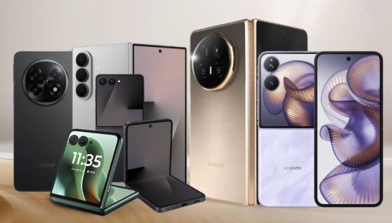 الهواتف ثلاثية الطي