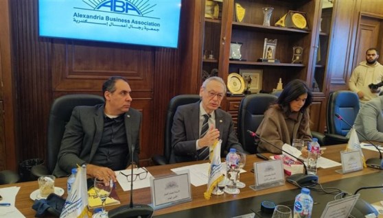 محمد هنو رئيس جمعية رجال الأعمال بالإسكندرية 