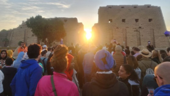 تعامد الشمس على معبد الكرنك