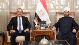 وزير الأوقاف مع وزير قطاع الأعمال 