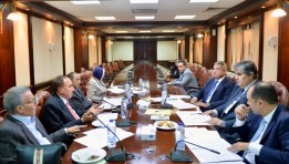 جانب من اجتماع المجلس الأعلى لتنظيم الإعلام