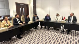 جانب من مباحثات وزير البترول خلال زيارته لسلطنة عمان