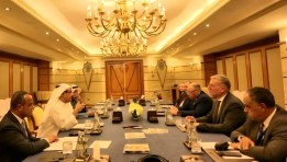 وزير البترول خلال لقائه برئيس الشركة القابضة المصرية الكويتية