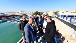 جوله بمحطة تنقية مياه الشرب بمدينة الشيخ زايد