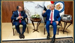 وزير البترول مع رئيس شركة شيفرون العالمية