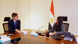 وزيرة التخطيط والتنمية الاقتصادية والتعاون الدولي تستقبل النائب الأول لرئيس البنك الأوروبي