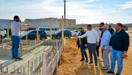 جهاز مدينة السويس الجديدة تتابع جاهزية منظومة مياه الحي الصناعي