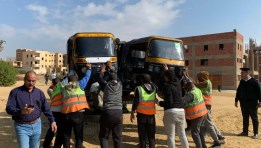 جهاز حدائق أكتوبر يطارد التوك توك