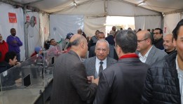 أمين عام نقابة المهندسين يتفقد مشروع الرعاية الصحية