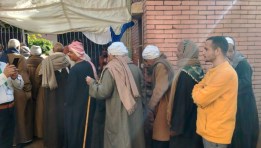 استمرار توافد الناخبيين في لجان دائرة مغاغة وبني مزار 