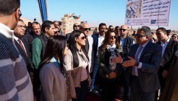 خلال وضع حجر الأساس بالأقصر 