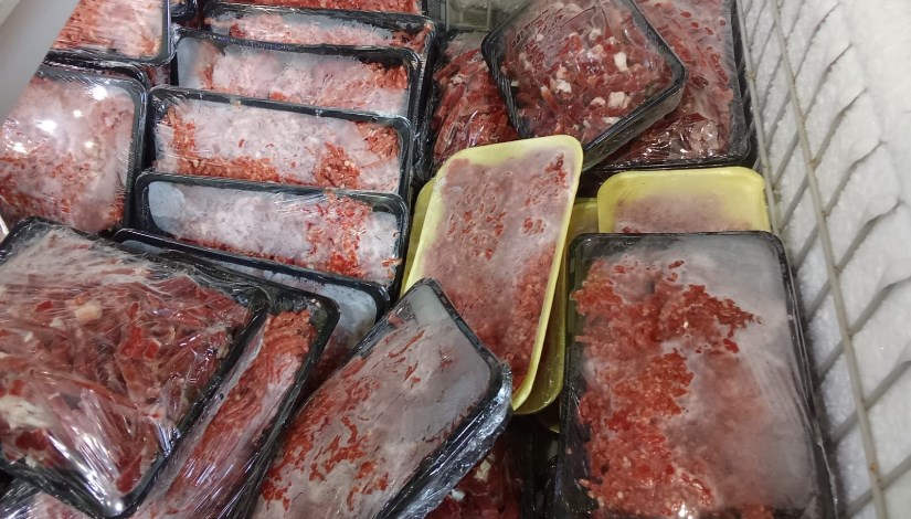 لحوم مفرومة غير صالحة للاستخدام