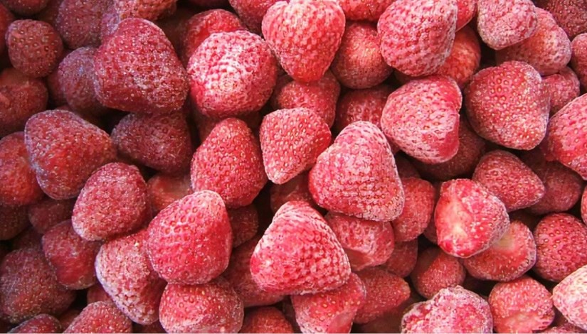 الفراولة المجمدة