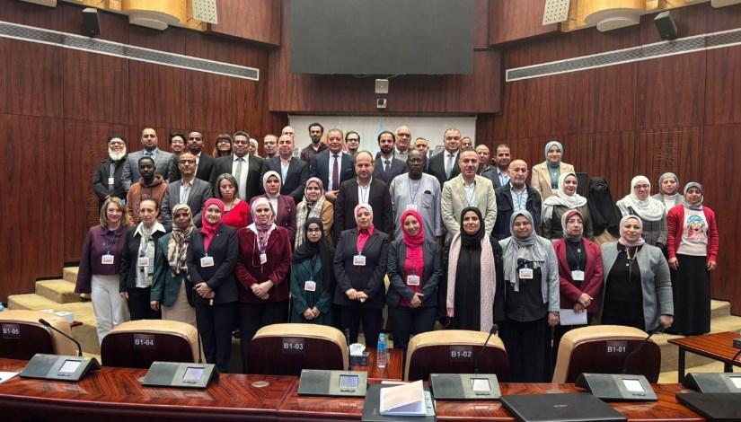 جانب من ختام فعاليات ورشة العمل التدريبية الإقليمية حول «تحليل وتصميم نماذج العواصف الرملية والترابية في منطقة الشرق الأوسط وشمال أفريقيا»