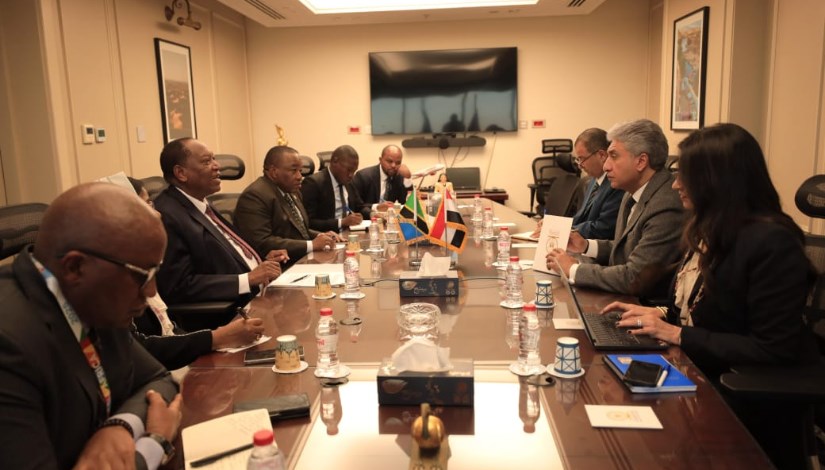 جانب لقاء وزير السياحة ووزير الإعلام والثقافة والفنون والرياضة بجمهورية تنزانيا