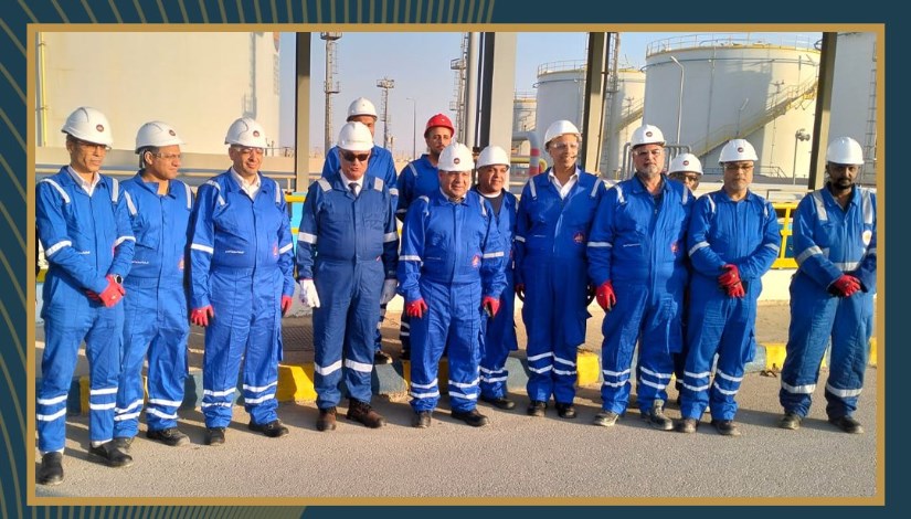 جانب من زيارة مستودع شركة مصر للبترول بمدينة بدر