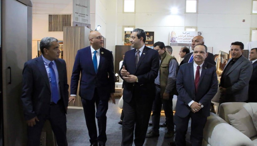 جانب من افتتاح الدورة 28 من معرض "صنع في دمياط"