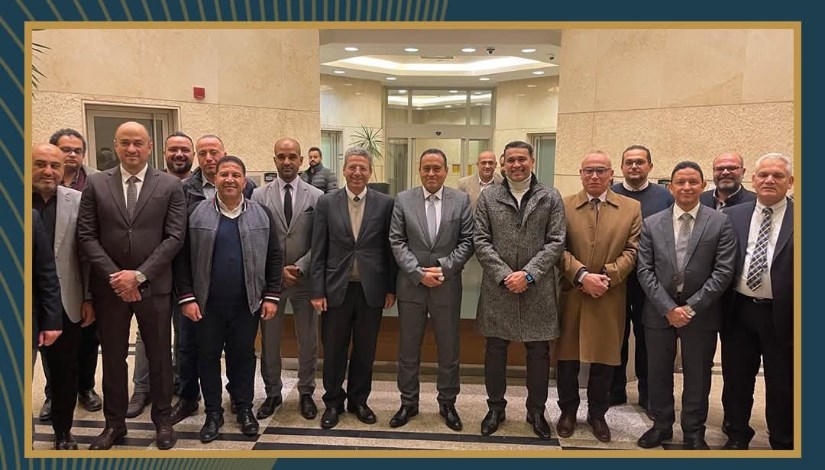 جانب من زيارة رئيس إيجاس لشركة الوسطاني