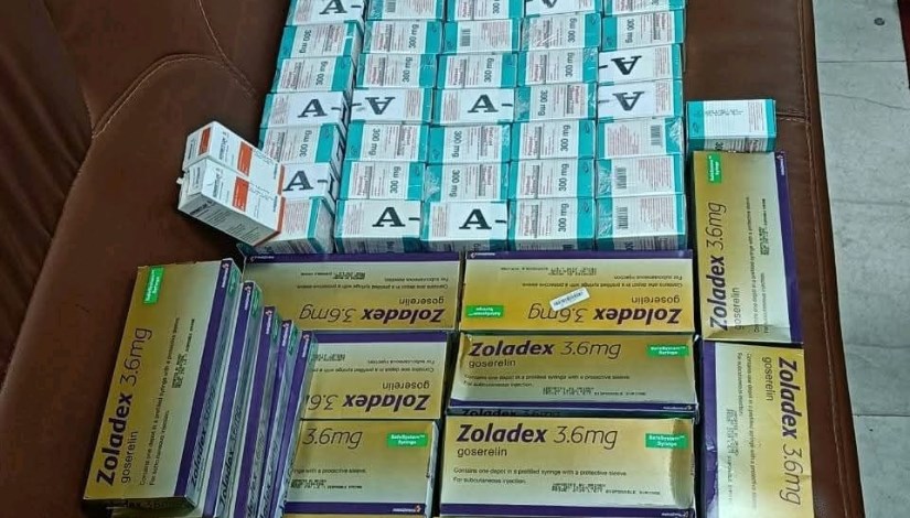 تهريب كمية من الأدوية البشرية