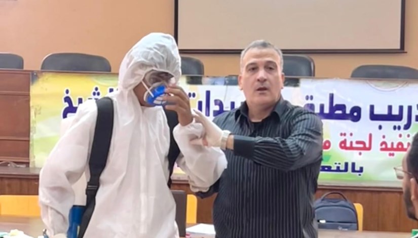 جانب من التدريب