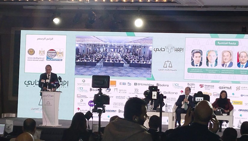 وزير قطاع الأعمال خلال المؤتمر