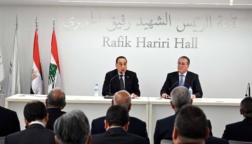 الدكتور مصطفى مدبولي خلال حضوره لقاء العمل الاقتصادي