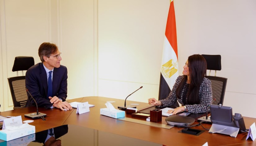وزيرة التخطيط والتنمية الاقتصادية والتعاون الدولي تستقبل النائب الأول لرئيس البنك الأوروبي