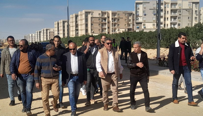 جولة رئيس جهاز حدائق أكتوبر