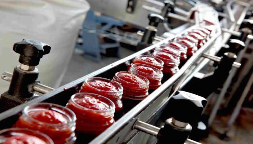 خط إنتاج كاتشب - صورة موضوعية