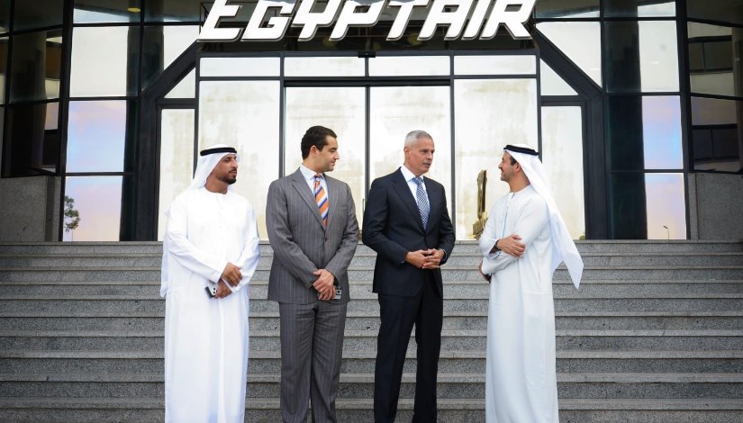 مصر للطيران يلتقي وفد من مجموعة طيران أبوظبي