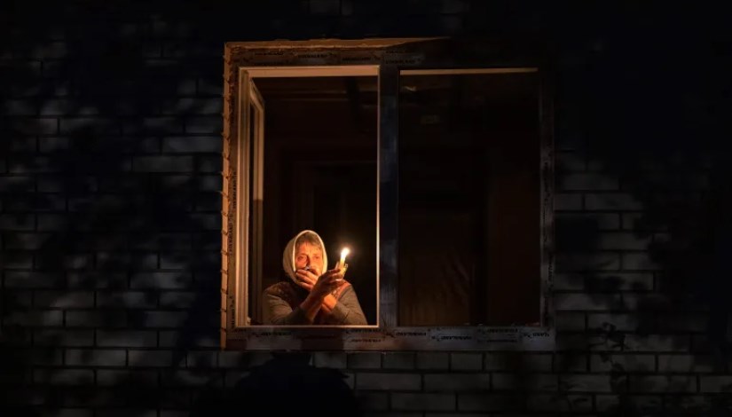 انقطاع الكهرباء في مدن أوكرانيا 