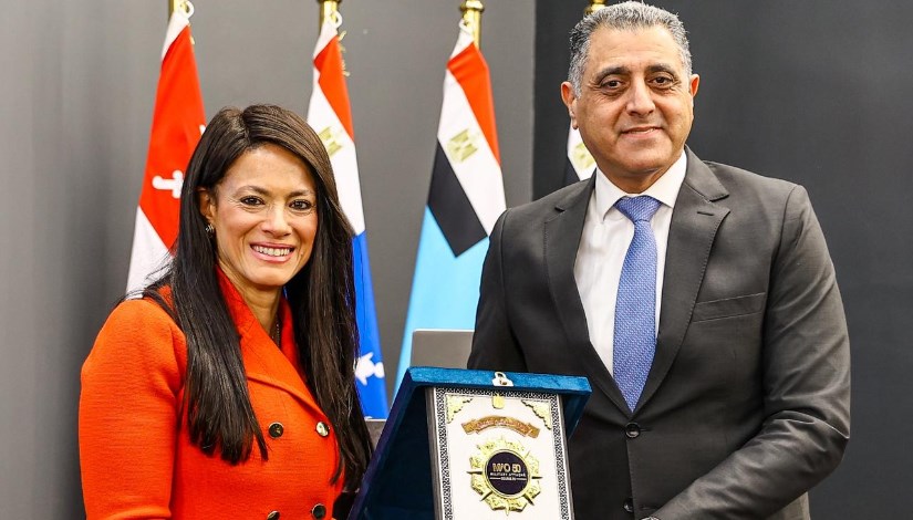 خلال لقاء الدكتور رانيا المشاط بالملحقين العسكريين 