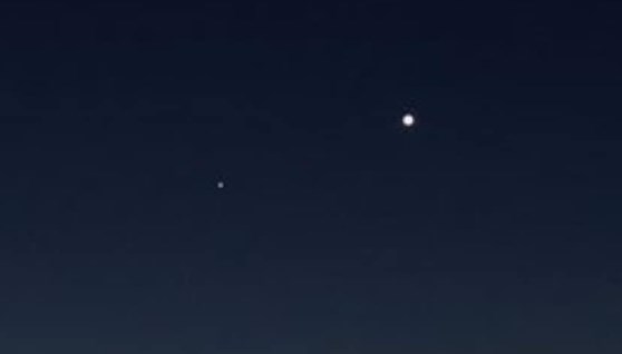 عطارد يزين سماء المساء