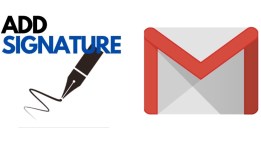 التوقيع الإلكتروني على Gmail