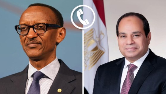 الرئيس السيسي ونظيره الرواندي