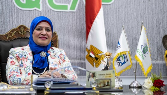 الدكتورة  هند عبد اللاه مدير المعمل المركزي لمتبقيات المبيدات