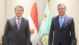 وزير الزراعة يبحث مع سفير اوزبكستان بالقاهرة تعزيز أوجه التعاون في المجال الزراعي