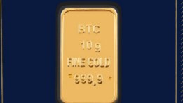  سبيكة ذهب 10 جرام عيار 24  من بي تي سي