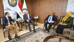 وزير البترول مع وفد شركة شارد كابيتال