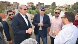 وزير الري يتفقد حالة الري وأعمال تطهيرات الترع 