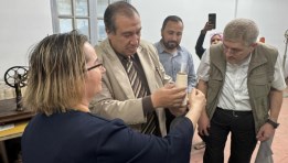 وفد من المركز الدولي للبحوث الزراعية