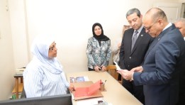 وزير العمل يتفقد مديرية العمل