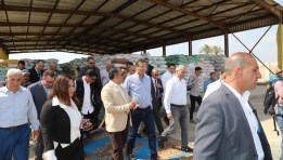 وزير الزراعة ورئيس البنك 