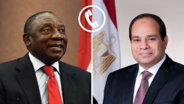 الرئيس السيسي يتلقى اتصالًا هاتفيًا من نظيره الجنوب إفريقي