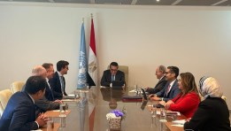 الدكتور خالد عبدالغفار مع وفد شركة جنرال إلكتريك