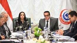 الدكتور خالد عبدالغفار والدكتورة مايا مرسي