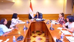  وزيرة التضامن الاجتماعي