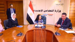 صورة من اجتماع وزيرة التضامن الاجتماعي